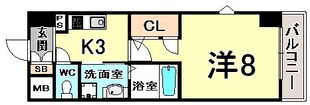 エスリード中山手県庁前の物件間取画像